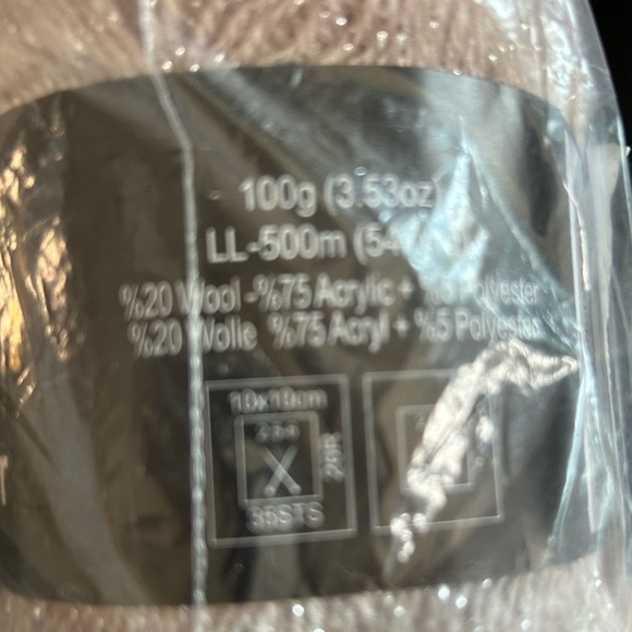 Rome Yarn Angora Glitter Color 762 New 1 Skein - Picture 3 of 8